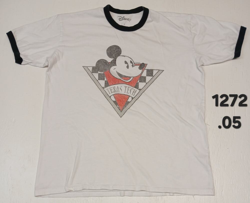 Disney (Small) Mickey Mouse Texas Tech Raiders Crew Neck Tee
